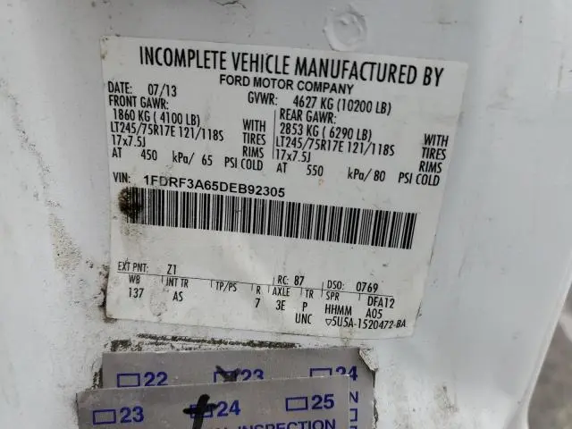 2013 FORD F350 SUPER DUTY  