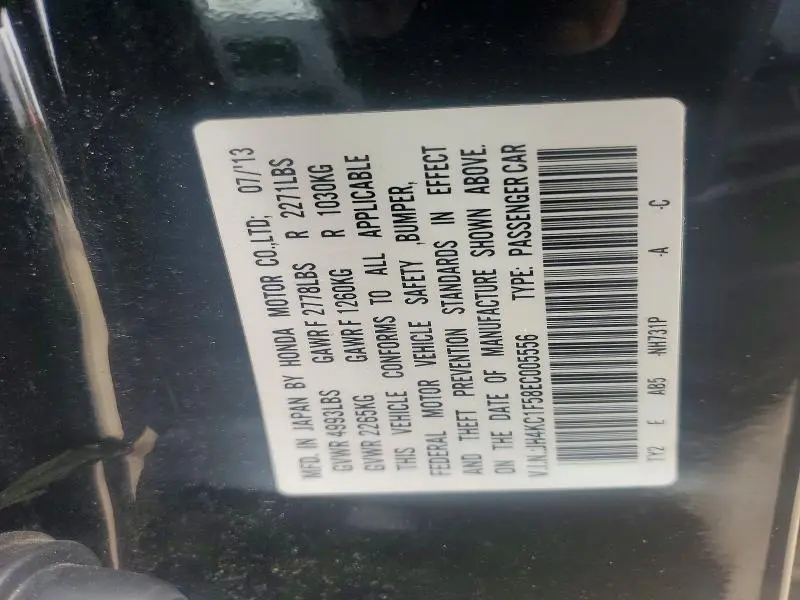 2014 ACURA RLX TECH  