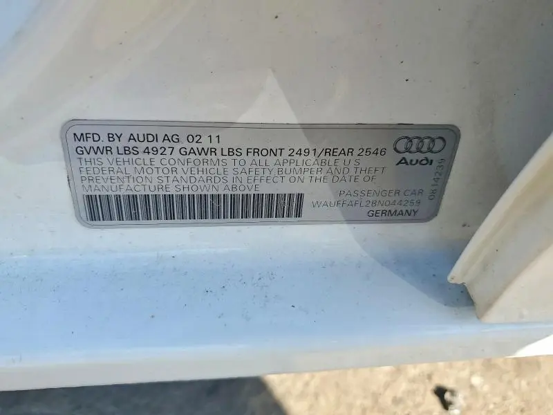 2011 AUDI A4 PREMIUM PLUS  
