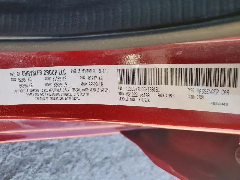 2014 DODGE AVENGER SE  