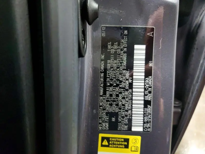 2013 LEXUS RX 350 BASE  