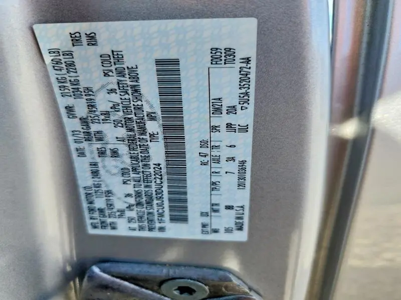 2013 FORD ESCAPE TITANIUM  