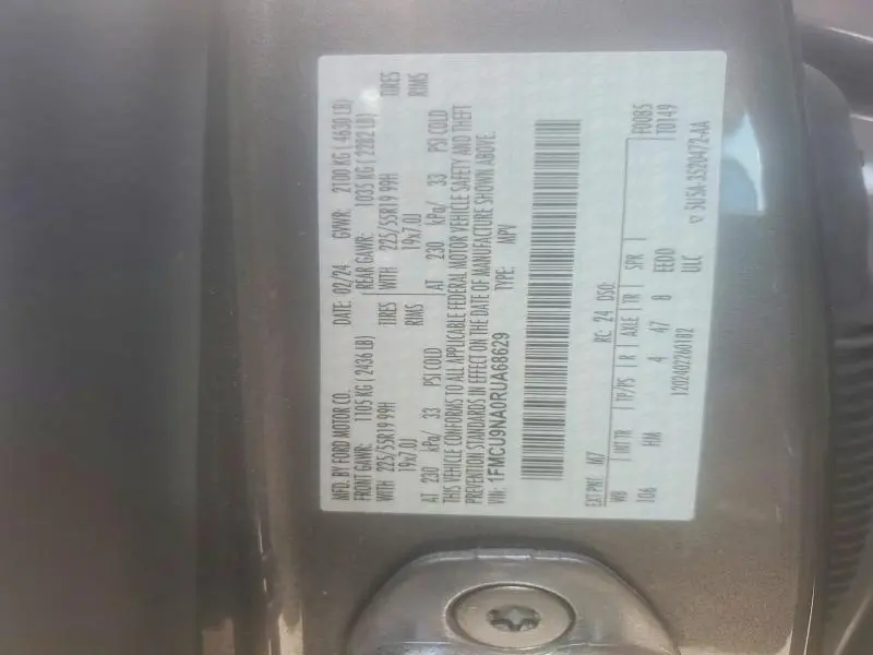 2024 FORD ESCAPE ST LINE SELECT  