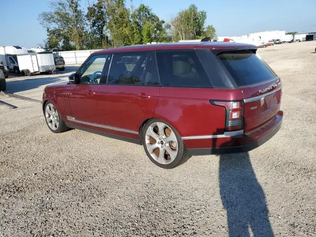 2017 LAND ROVER RANGE ROVER SUPERCHARGED  