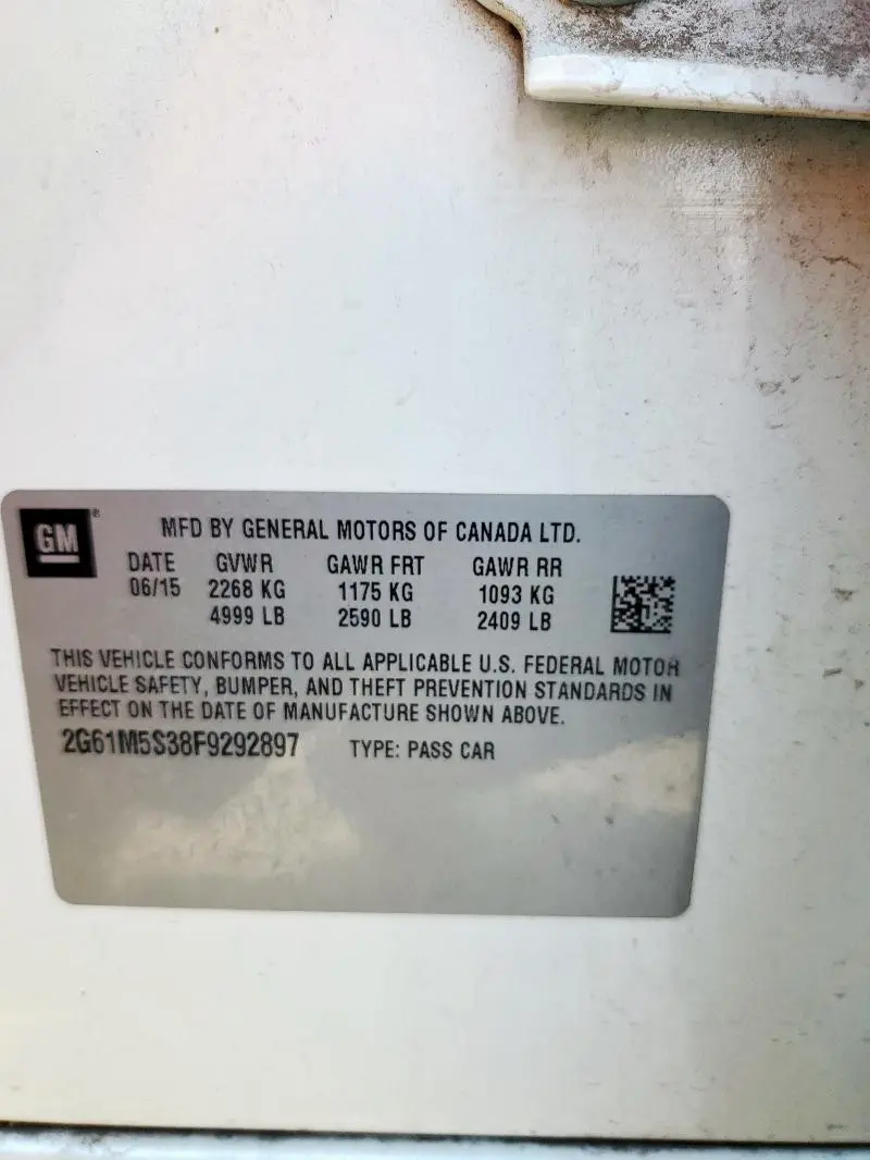 2015 CADILLAC XTS LUXURY COLLECTION  