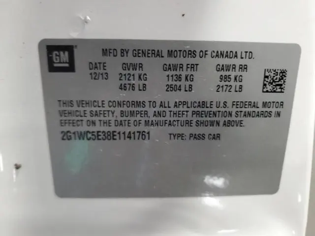 2014 CHEVROLET IMPALA LIMITED LTZ  