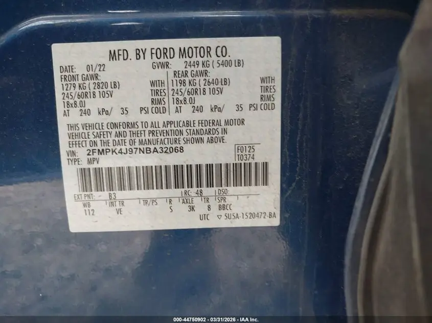 2022 FORD EDGE SEL