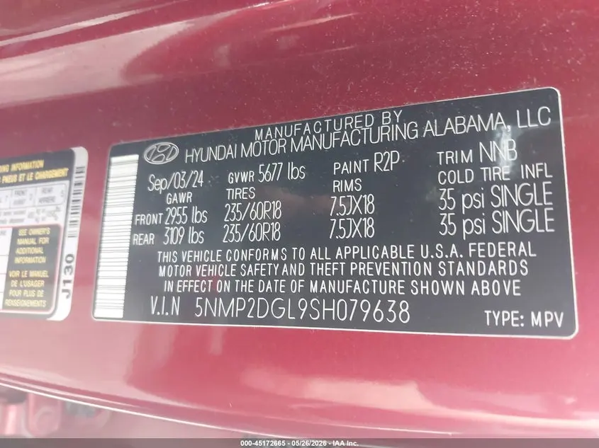 2025 HYUNDAI SANTA FE SEL