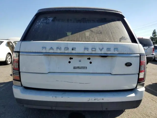 2016 LAND ROVER RANGE ROVER   