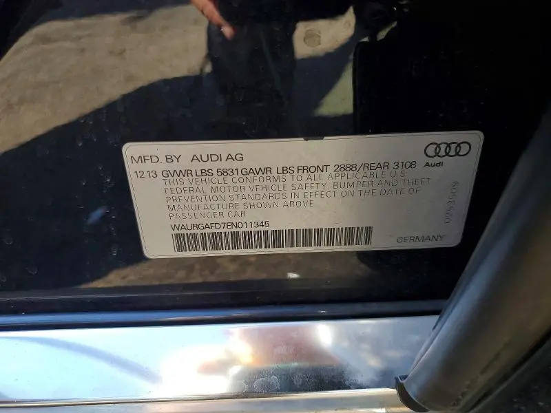 2014 AUDI A8 L QUATTRO  
