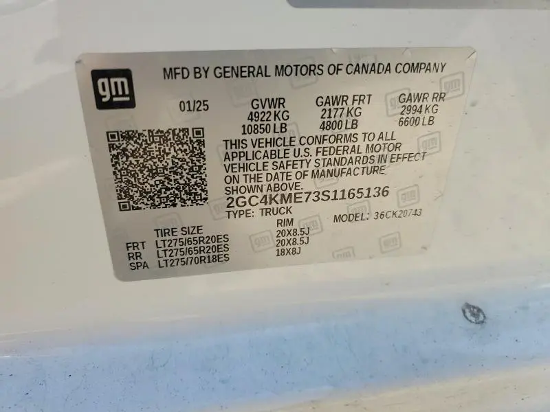 2025 CHEVROLET SILVERADO K2500 CUSTOM  