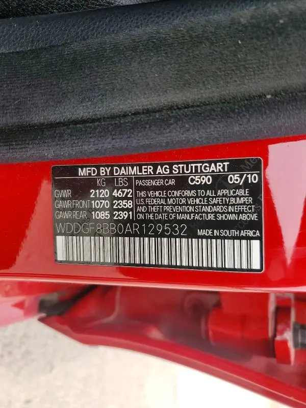 2010 MERCEDES-BENZ C 300 4MATIC  