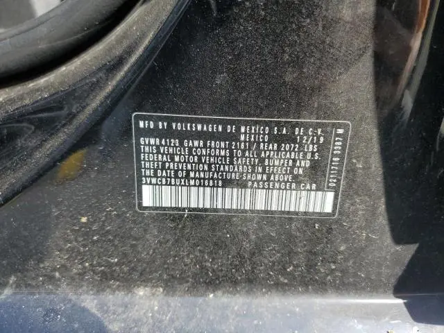 2020 VOLKSWAGEN JETTA S  