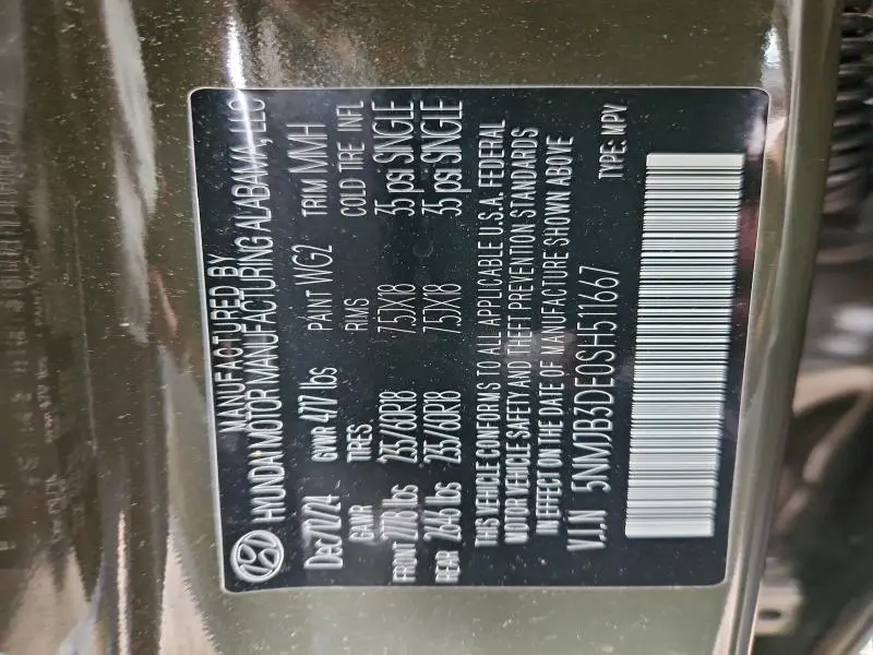 2025 HYUNDAI TUCSON SEL  