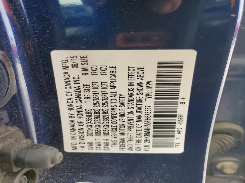 2015 HONDA CR-V EX  