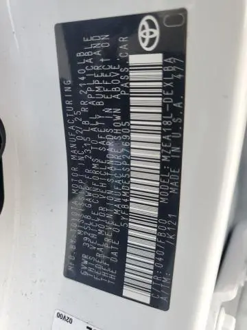 2025 TOYOTA COROLLA LE