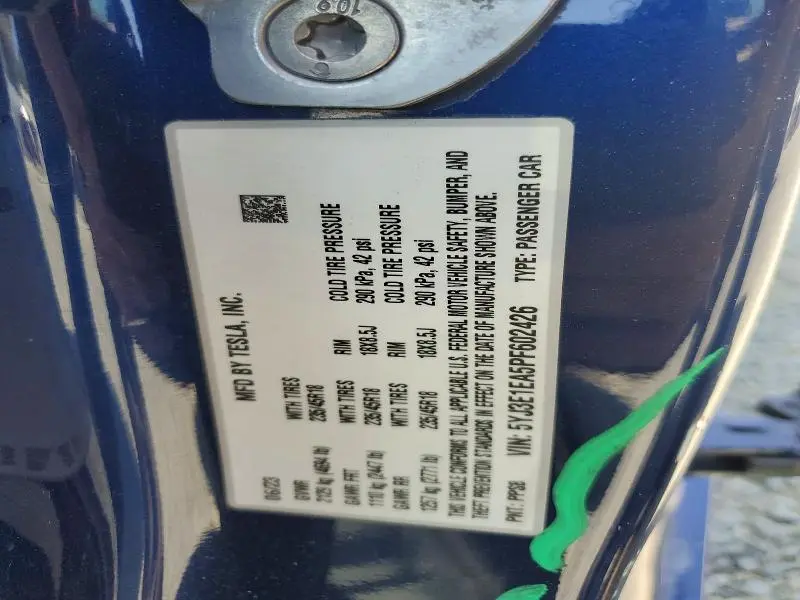 2023 TESLA MODEL 3   