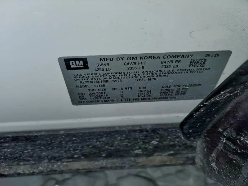 2021 CHEVROLET TRAILBLAZER RS  