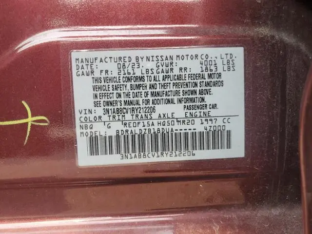 2024 NISSAN SENTRA SV  