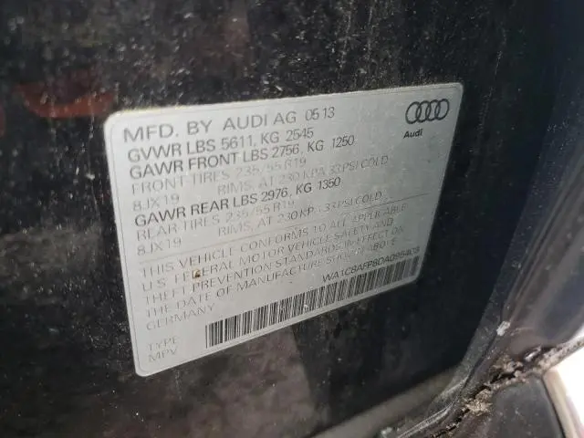 2013 AUDI Q5 PREMIUM HYBRID  