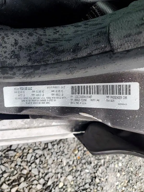 2016 CHRYSLER 200 LIMITED  