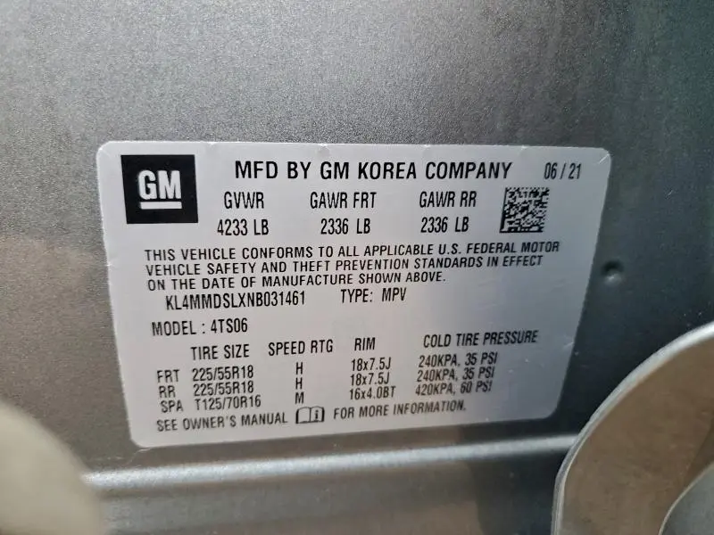 2022 BUICK ENCORE GX SELECT  