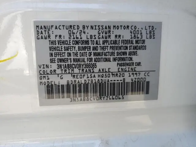 2024 NISSAN SENTRA SV  