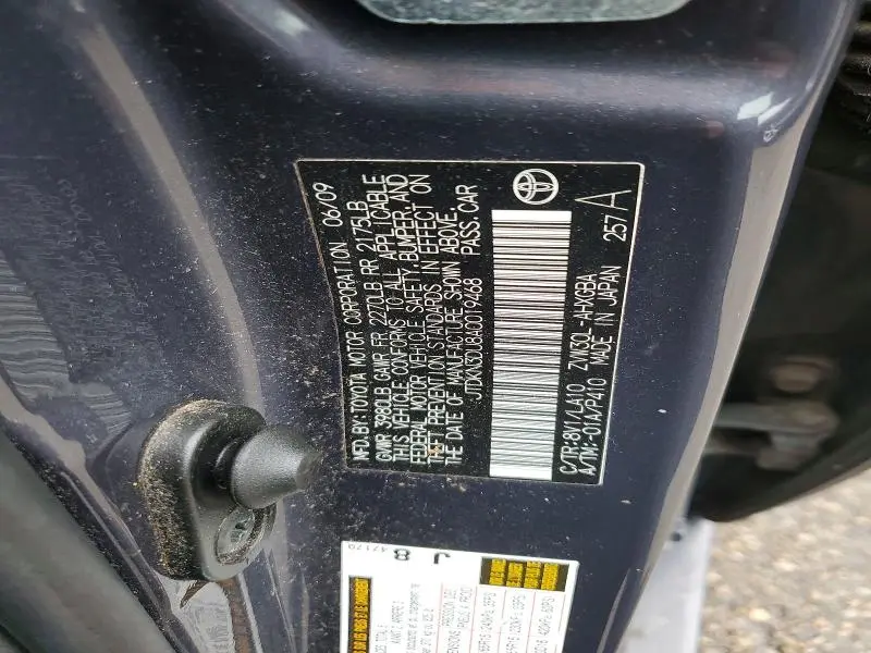 2010 TOYOTA PRIUS IV  