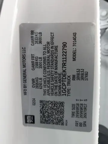 2024 CHEVROLET COLORADO Z71  