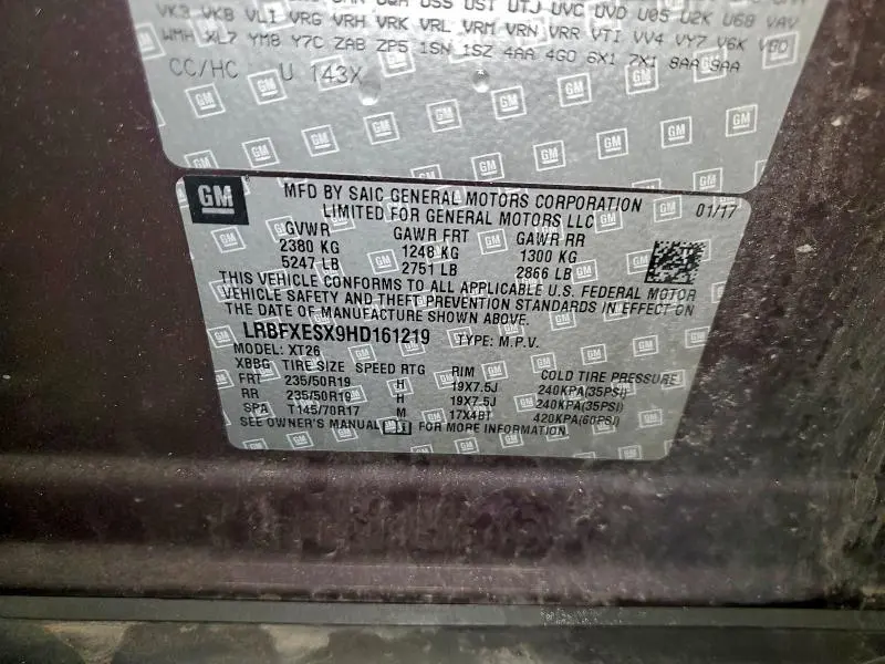 2017 BUICK ENVISION PREMIUM  