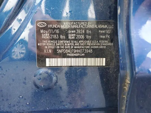 2017 HYUNDAI ELANTRA SE  