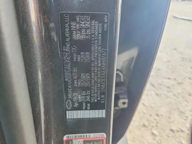 2022 HYUNDAI TUCSON LIMITED  