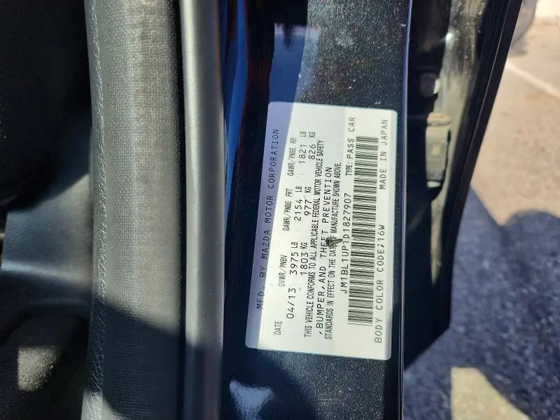 2013 MAZDA 3 I  
