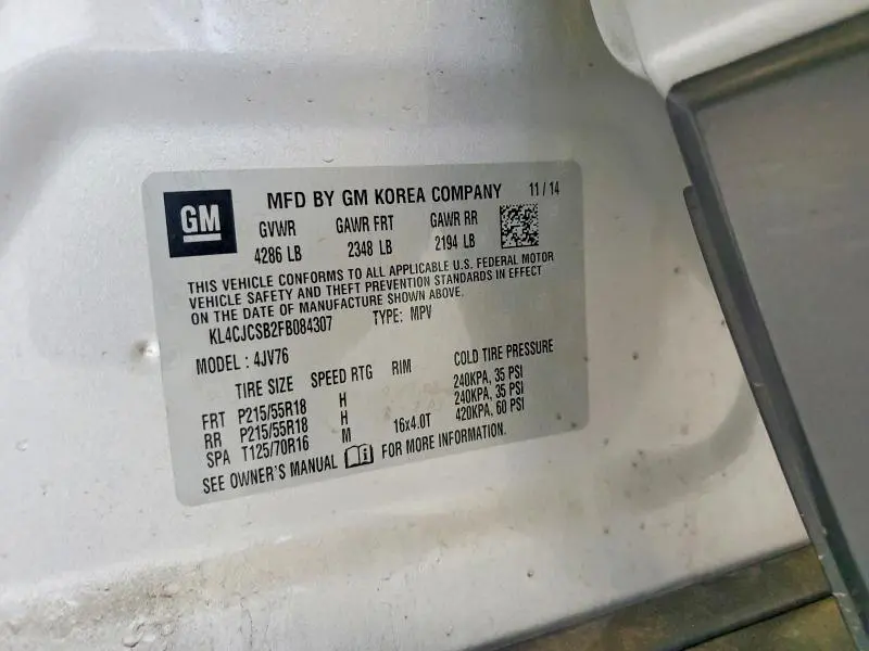 2015 BUICK ENCORE   