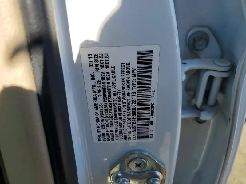 2013 ACURA RDX TECHNOLOGY  