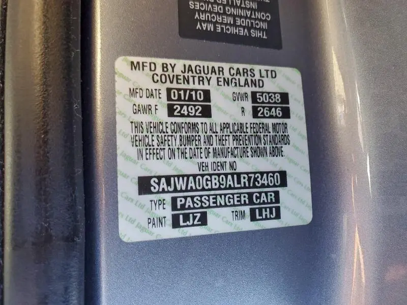 2010 JAGUAR XF PREMIUM  