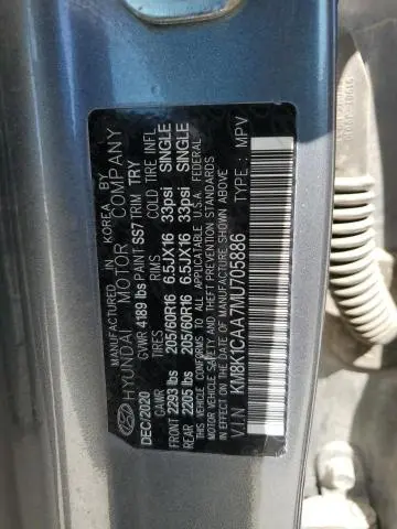 2021 HYUNDAI KONA SE  