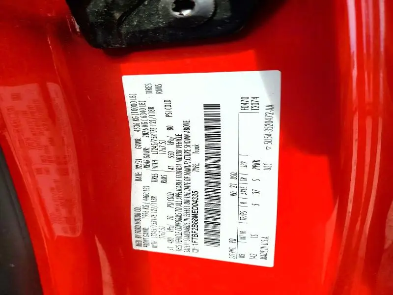 2021 FORD F250 SUPER DUTY  