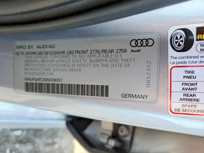 2016 AUDI A6 PREMIUM PLUS  