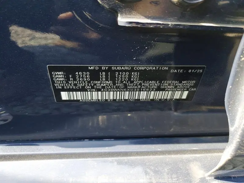 2025 SUBARU LEGACY LIMITED  
