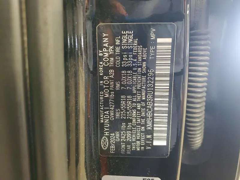 2024 HYUNDAI KONA SEL  