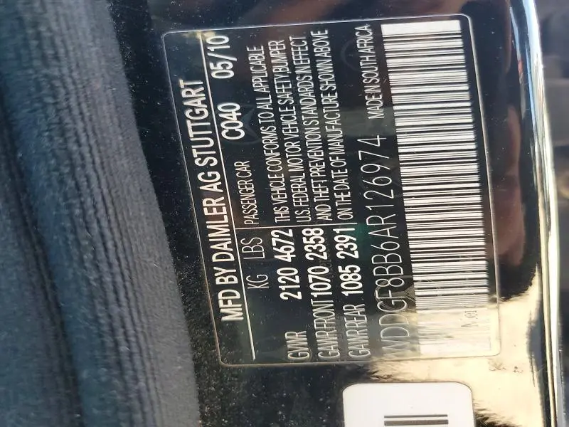 2010 MERCEDES-BENZ C 300 4MATIC  