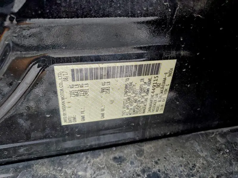 2017 NISSAN MAXIMA 3.5S  