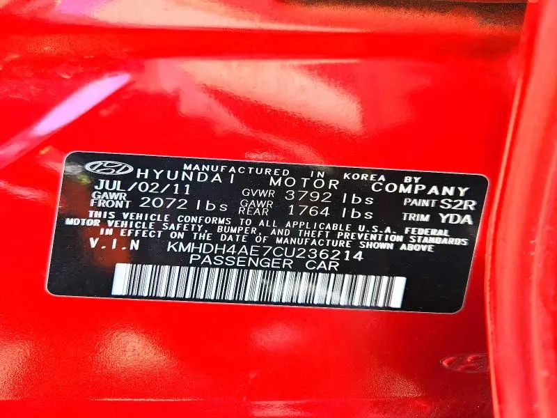 2012 HYUNDAI ELANTRA GLS  