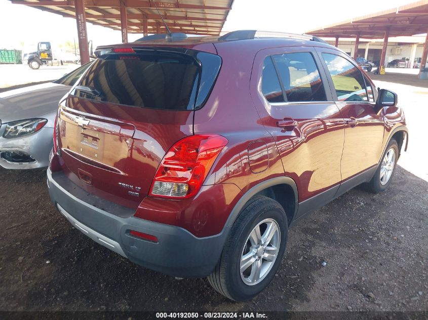 2016 CHEVROLET TRAX LT