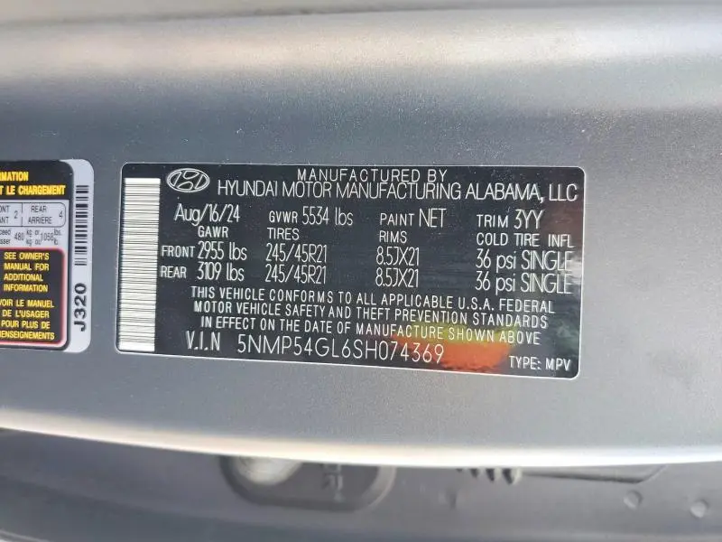 2025 HYUNDAI SANTA FE CALLIGRAPHY  