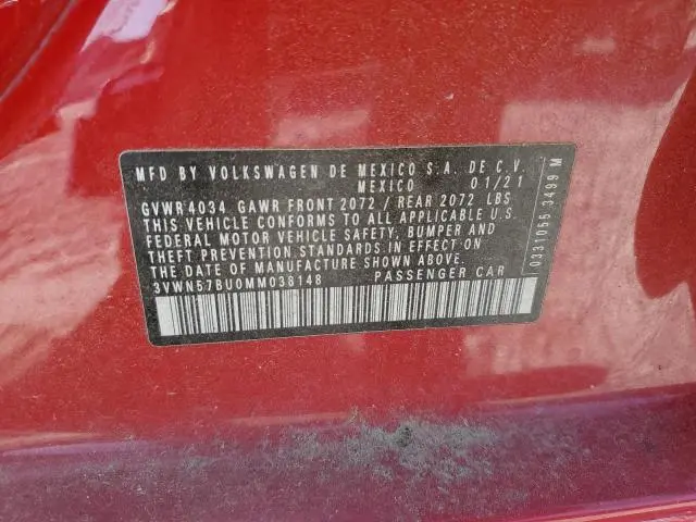 2021 VOLKSWAGEN JETTA S  
