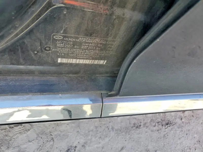 2017 HYUNDAI SONATA SPORT  