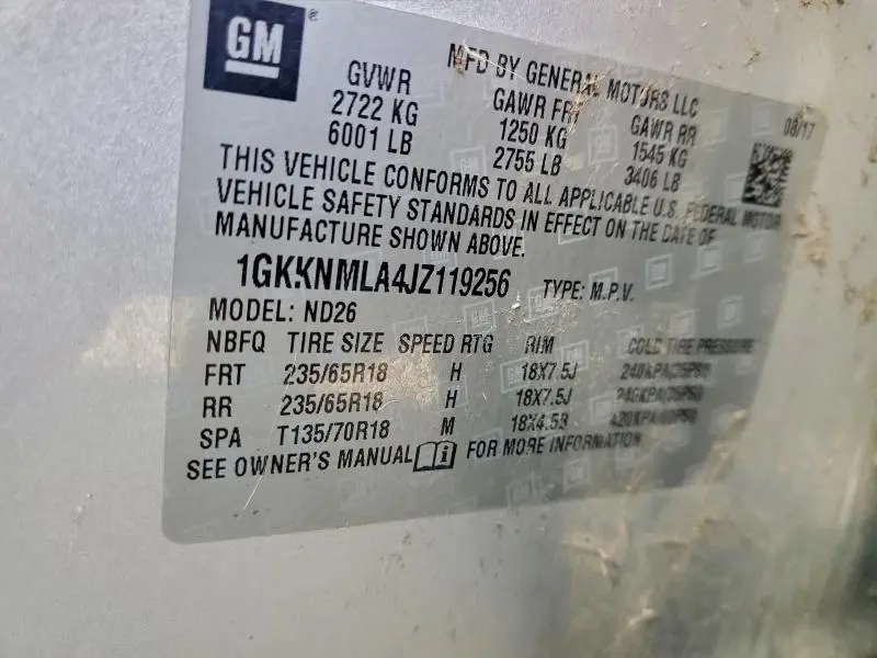 2018 GMC ACADIA SLT-1  