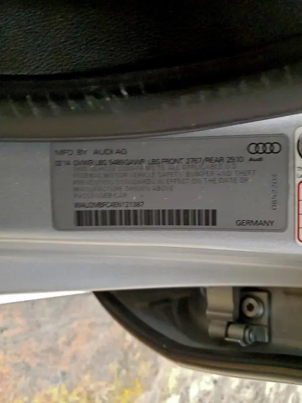 2014 AUDI A7 PRESTIGE  